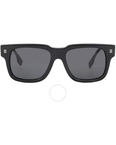 Burberry Hayden Dark Gray Square Sunglasses Be4394 300187 54