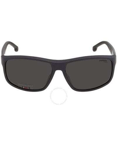 Carrera Polarized Gray Rectangular Sunglasses 8038/s 0003/m9 61