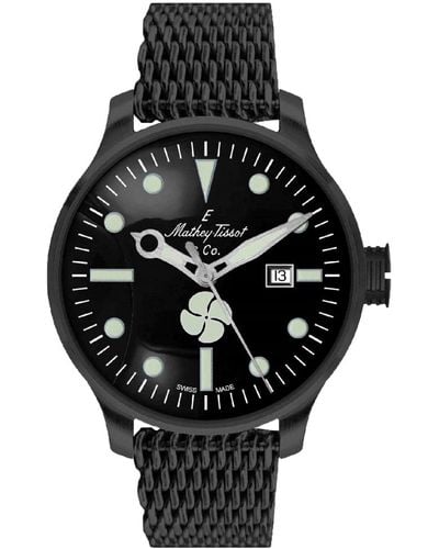 Mathey-Tissot Elica Automatic Dial Watch - Black