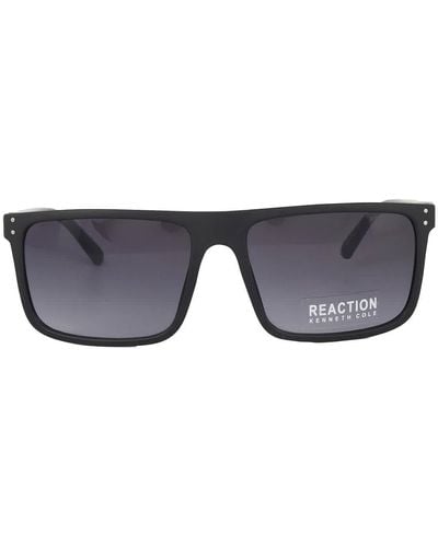 Kenneth Cole Gradient Smoke Rectangular Sunglasses - Grey