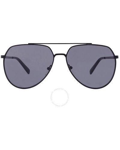 Calvin Klein Gray Pilot Sunglasses Ck20124s 001 59