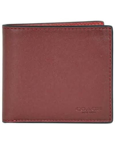 COACH Colorblock Coin Wallet - Purple