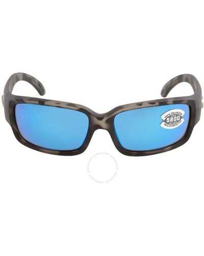 Costa Del Mar Cta Del Mar Caballito Blue Mirror Polarized Glass Sunglasses