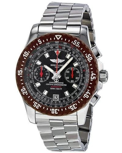 Breitling Airwolf Raven Chronograph Automatic Watch A27363a2-b823ss - Metallic