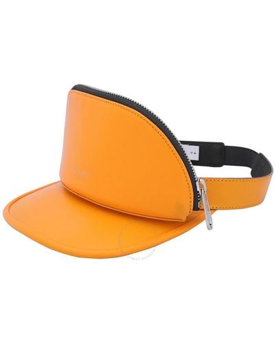 Burberry Bright Zipped-pouch Visor Hat - Orange