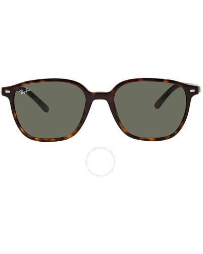 Ray-Ban Leonard Classic G-15 Square Sunglasses Rb2193 902/31 51 - Natural