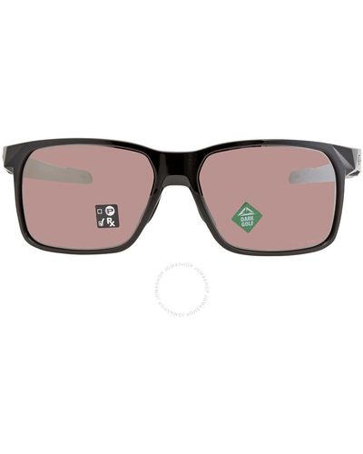 Oakley Portal X Prizm Dark Golf Rectangular Sunglasses Oo9460 946002 59 - Brown