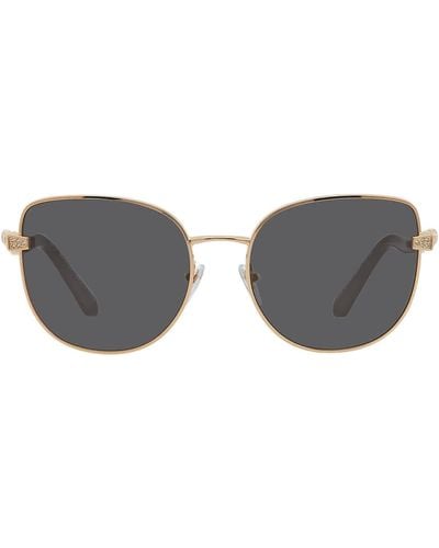 BVLGARI Gray Butterfly Sunglasses