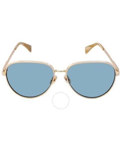 Lanvin Azure Pilot Sunglasses - Blue
