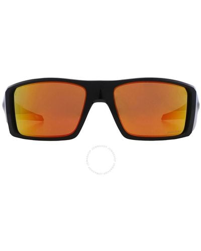 Oakley Heliostat Prizm Ruby Wrap Sunglasses Oo9231 923106 61 - Brown
