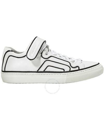 Pierre Hardy Low Top Leather Trainers - White