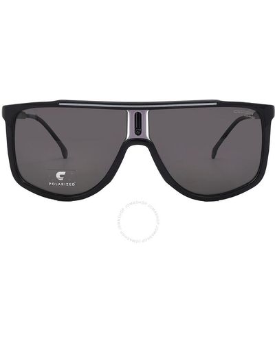 Carrera Polarized Grey Browline Sunglasses 1056/s 008a/m9 61