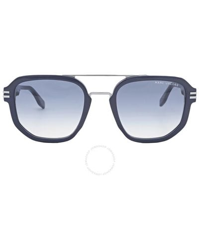 Marc Jacobs Gradient Square Sunglasses Marc 588/s 0pjp/08 53 - Blue