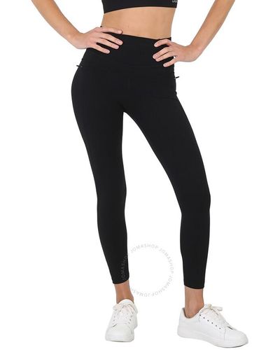 Lorna Jane Stomach Support Zip Phone Pocket Ankle Biter leggings - Black