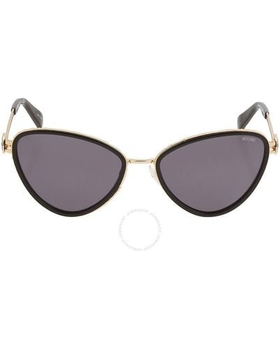 Moschino Mchino Grey Cat Eye Sunglasses M095/s 0807/ir 57 - Brown