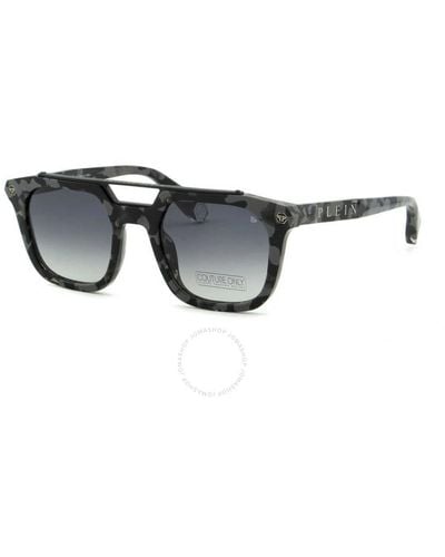 Philipp Plein Square Sunglasses Spp001m 0721 51 - Black