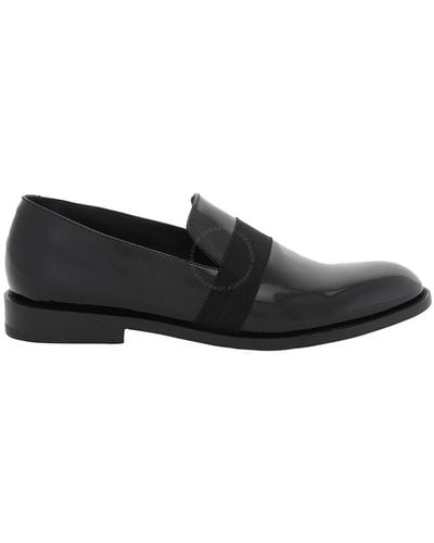J.M. Weston Noir Tuxedo Loafers - Black