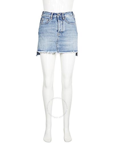 Marcelo Burlon Denim Skirt - Blue