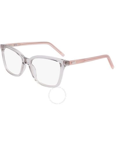 DKNY Demo Square Eyeglasses Dk5051 015 52 - Metallic