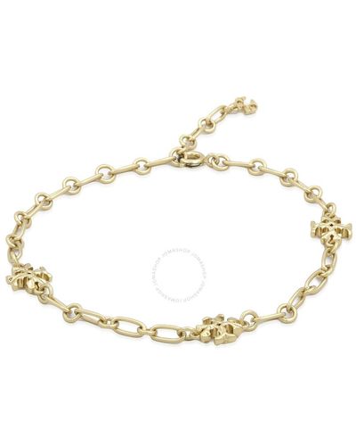 Tory Burch Roxanne Gold-tone Brass Chain Bracelet - Metallic