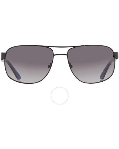 Calvin Klein Blue Navigator Sunglasses Ck20319s 001 60 - Grey