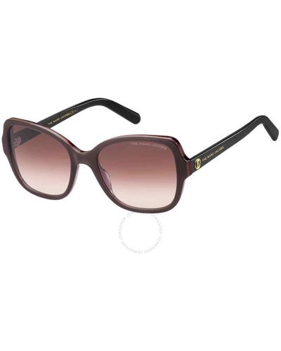 Marc Jacobs Burgundy Shaded Butterfly Sunglasses Marc 555/s 07qy/3x 55 - Multicolor