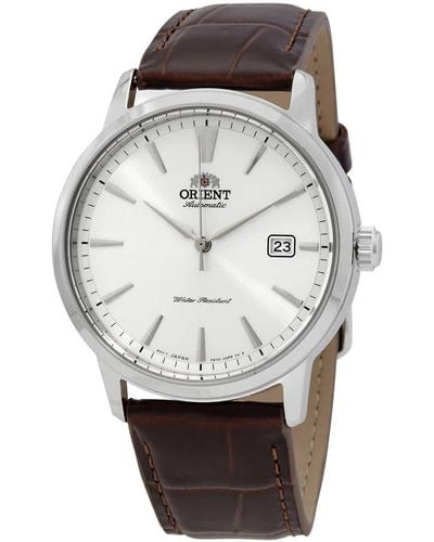 Orient Contempory Automatic Silver Dial Watch -ac0f07s10b - Metallic