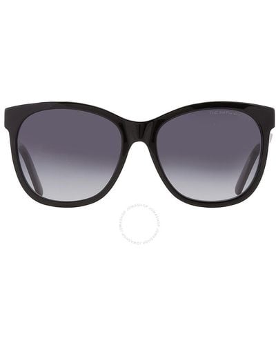 Marc Jacobs Shaded Butterfly Sunglasses Marc 527/s 807/9o 57 - Black