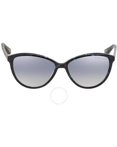 Guess Smoke Mirror Cat Eye Sunglasses Gm0755 90c 57 - Brown