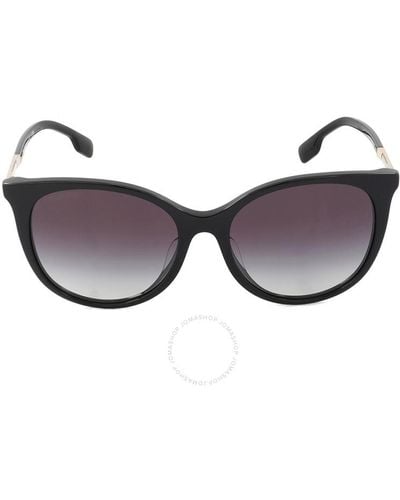 Burberry Alice Gray Gradient Cat Eye Sunglasses Be4333f 30018g 55 - Brown
