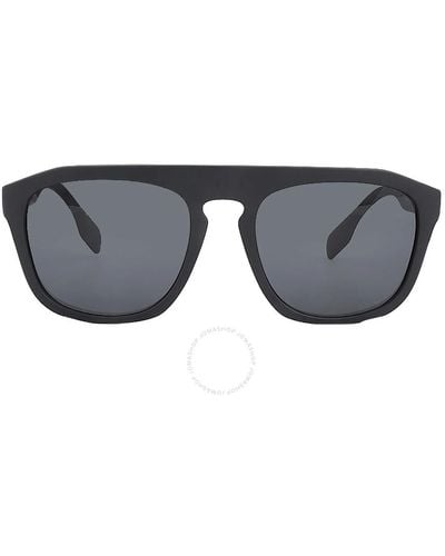 Burberry Wren Dark Gray Browline Sunglasses Be4396u 346487 57