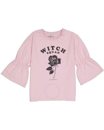 ELEVEN PARIS Little Girls Adwitches Sweatshirt - Pink