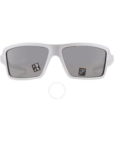 Oakley Cables Prizm Black Polarized Wrap Sunglasses Oo9129 912912 63 - Grey