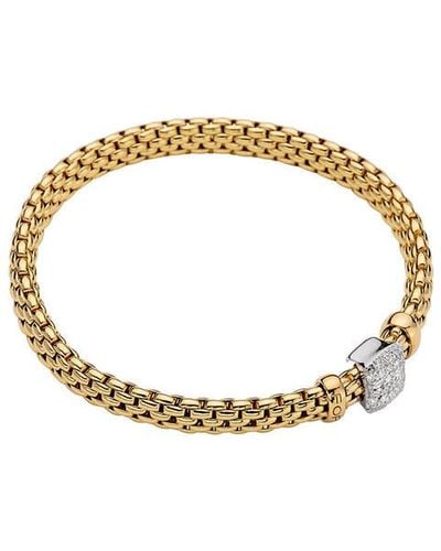 Fope 18kt Gold Vendome Flex-it Bracelet - Metallic