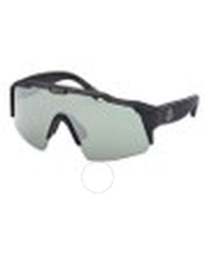 Moncler Green Mirror Shield Sunglasses Ml0270-k 02q 00 - Grey