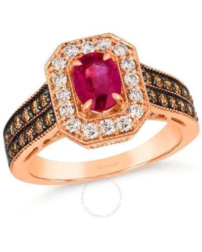 Le Vian Passion Ruby Collection Rings Set - Pink