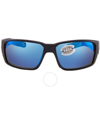 Costa Del Mar Cta Del Mar Fantail Pro Blue Mirror Polarized Glass Sunglasses