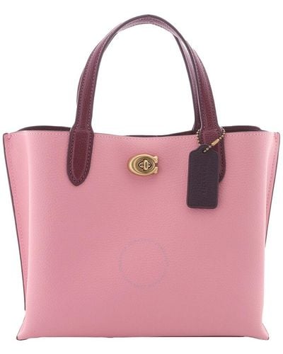 COACH Willow Tote 24 - Pink