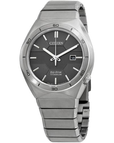 Citizen Eco-drive Super Titanium Armour Watch - Grey
