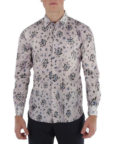 Moschino Printed Long-sleeved Shirt - Multicolor