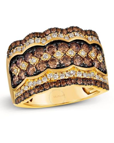 Le Vian Chocolate Diamonds Rings Set - Metallic