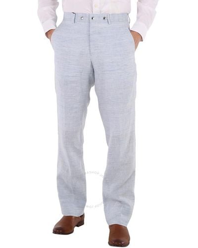 Burberry Light Melange Tailored Pants - Gray