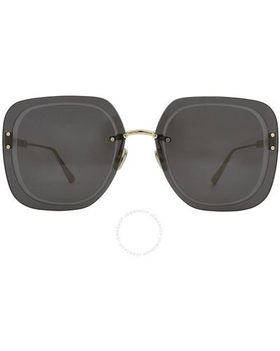 Dior Ultra Smoke Square Sunglasses Cd40031u 10a 65 - Grey