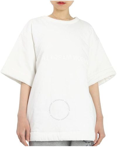 MM6 by Maison Martin Margiela Mm6 Logo Padded T-shirt - White