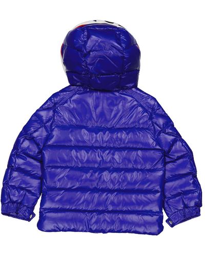 Moncler Kids Cardere Nylon Down Jacket - Blue