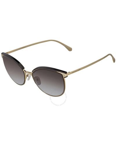 Michael Kors Dark Gradient Round Sunglasses Mk1088 10148g 59 - Gray
