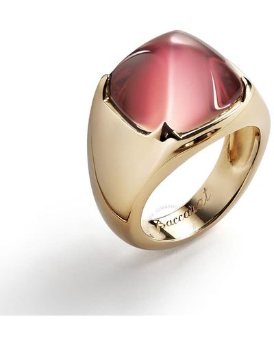 Baccarat Medicis Vermeil Crystal Ring 2803002 - Pink
