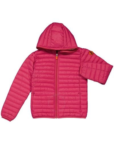 Save The Duck Girls Gem Ana Down Puffer Jacket - Pink