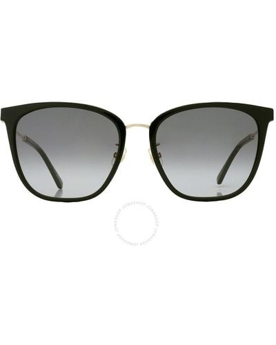 Kate Spade Gray Gradient Square Sunglasses Maeve/f/s 0807/9o 57 - Black