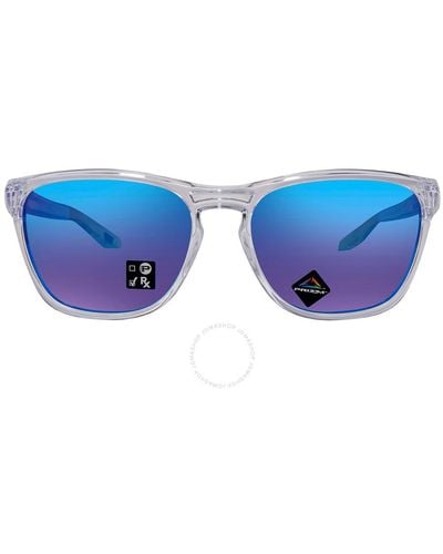 Oakley Manorburn Prizm Sapphire Square Sunglasses Oo9479 947906 56 - Blue